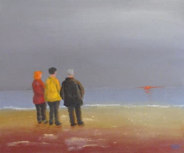 Peinture intitulée "Marée haute" par André Robert Deschamps, Œuvre d'art originale, Acrylique