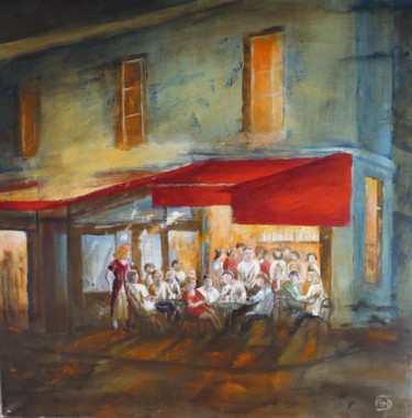Pintura titulada "Dans la chaleur de…" por André Robert Deschamps, Obra de arte original, Acrílico