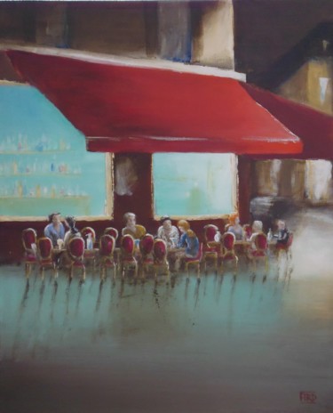 Pintura titulada "Paris - le matin bl…" por André Robert Deschamps, Obra de arte original, Acrílico