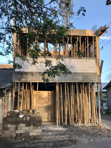 the bamboo house, Bali Photographie intitulée "the bamboo house, B…" par Katherine Lee, Œuvre d'art originale, Photographie numérique