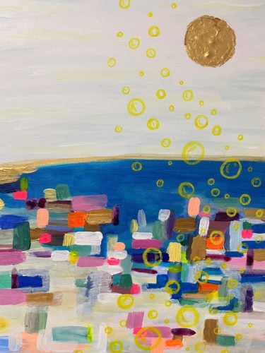 제목이 "Strandblase"인 미술작품 Valerijana Krasniqi로, 원작, 아크릴