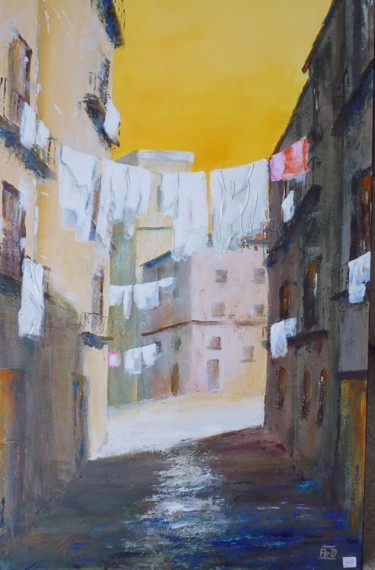 Pintura titulada "Vu au Sud - 27" por André Robert Deschamps, Obra de arte original, Acrílico