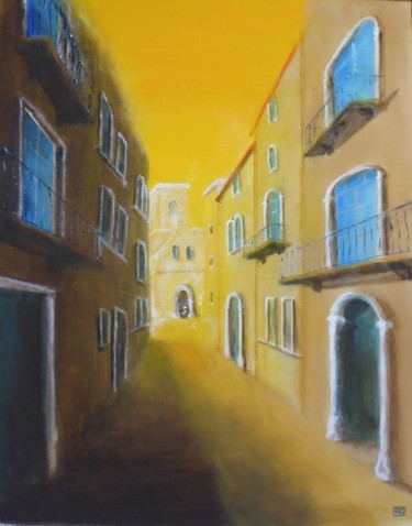 Pintura titulada "Lumières du sud  -…" por André Robert Deschamps, Obra de arte original, Acrílico