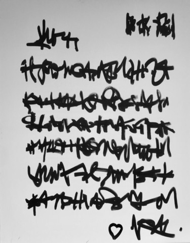 绘画 标题为“letter to my son” 由V.O.N.D., 原创艺术品, 丙烯