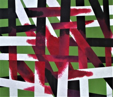 Peinture intitulée "Étude 8G" par Claude Gascon, Œuvre d'art originale, Acrylique