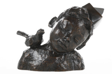 La petite voix / The little voice Sculpture intitulée "La petite voix / Th…" par Sophie Barut, Œuvre d'art originale, Bronze