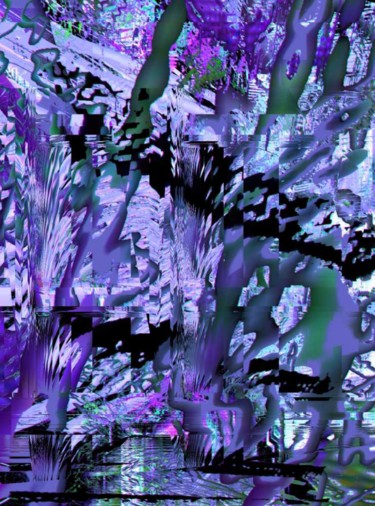 Digital Arts titled "Pixel Jungle" by Mrn, Original Artwork, 2D Digital Work