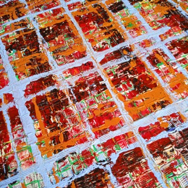 Painting titled "Agilidad Visual" by Bravo Navarro, Original Artwork, Acrylic Mounted on Wood Stretcher frame