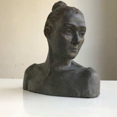 雕塑 标题为“Gisèle - Sculpture…” 由Sophie Laurent Lazinier, 原创艺术品, 兵马俑