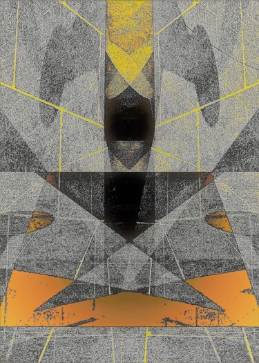 Photographie intitulée "Copper Bullseye" par Llewellyn Berry, Œuvre d'art originale, Photographie numérique