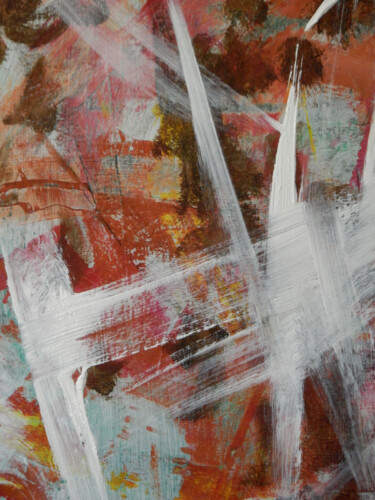 Digitale Kunst getiteld "Quantum red" door Filip Callewaert, Origineel Kunstwerk, Digitaal Schilderwerk