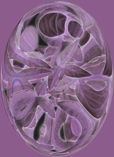 Arte digital titulada "SFERE OF FLEURS" por Ro Model, Obra de arte original, Pintura Digital