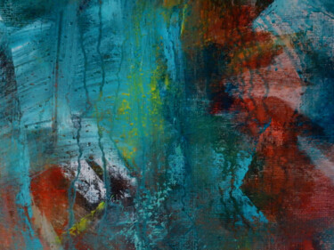 Digitale Kunst getiteld "universe in red and…" door Filip Callewaert, Origineel Kunstwerk, Digitaal Schilderwerk