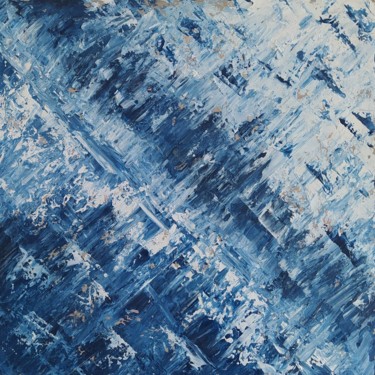 Peinture intitulée "Cascade" par Myriam Gylon, Œuvre d'art originale, Acrylique