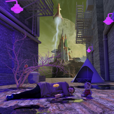 Digital Arts titled "Those Left Behind" by Rikkihop, Original Artwork, 3D Modeling