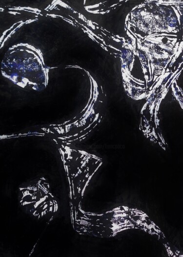 绘画 标题为“sens titre1+1” 由Francisco  Duart Mendes, 原创艺术品, 墨