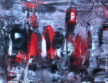 Les Ombres - Ghosts Schilderij getiteld "Les Ombres - Ghosts" door Jerod., Origineel Kunstwerk, Acryl