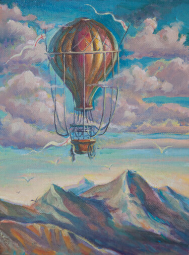 绘画 标题为“Traveling” 由Greg Known, 原创艺术品, 油