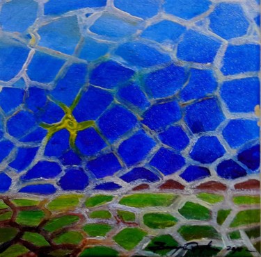 a lo gaudy Peinture intitulée "a lo gaudy" par Soraya Quintana Quiñones, Œuvre d'art originale, Acrylique Monté sur Châssis en bois