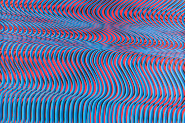 Painting titled "Blue torrent" by Miguel Angel Lozano Bonora, Original Artwork, Acrylic