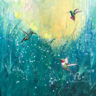 绘画 标题为“Dream With Me” 由Laure Bury, 原创艺术品, 油