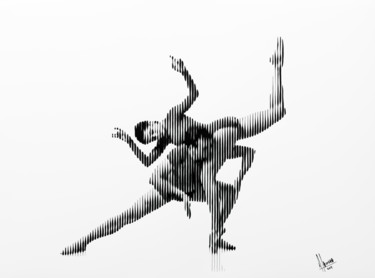 绘画 标题为“Danza” 由Miguel Angel Lozano Bonora, 原创艺术品, 丙烯 安装在木板上