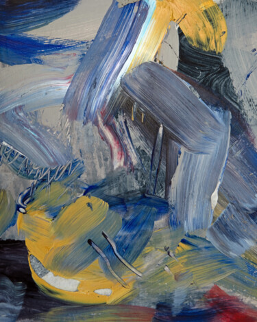 Midnight Push Pintura titulada "Midnight Push" por Caren Keyser, Obra de arte original, Acrílico