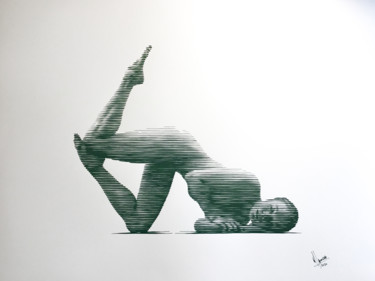 绘画 标题为“Desnudo 2020 07” 由Miguel Angel Lozano Bonora, 原创艺术品, 丙烯
