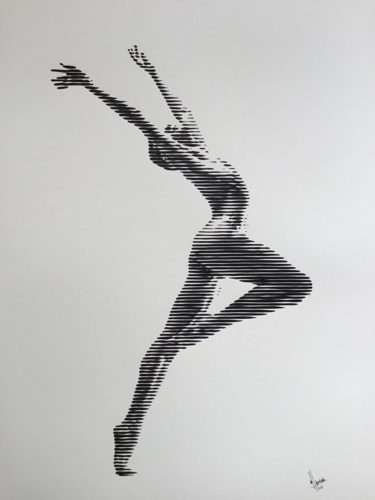 绘画 标题为“Ballet” 由Miguel Angel Lozano Bonora, 原创艺术品, 丙烯 安装在木板上