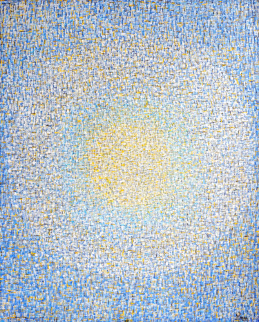 Painting titled "Cosmos 10A20" by Hyun Ae Kang, Original Artwork, Oil