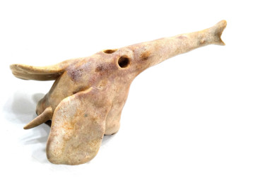 Sculpture intitulée "ELEPHANT XXI" par Aare Freimann, Œuvre d'art originale, Céramique