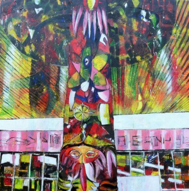 "El Profesor" 绘画 标题为“"El Profesor"” 由Barbara Piatti, 原创艺术品, 油 安装在木质担架架上