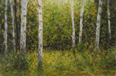 Под берёзой Pintura titulada "Под берёзой" por Andrei Abramov (Andrei Liumes), Obra de arte original, Oleo