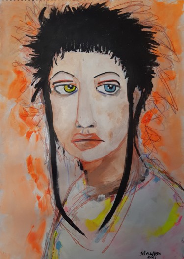 Pintura intitulada "Joca" por Sílvia Neto, Obras de arte originais, Acrílico