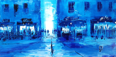 Painting titled "Vernissage réf 966" by Christian Raffin, Original Artwork, Oil