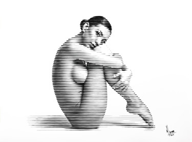 绘画 标题为“Introspección 01” 由Miguel Angel Lozano Bonora, 原创艺术品, 丙烯