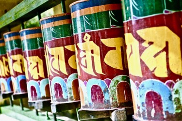 摄影 标题为“"Dharamsala"” 由Sarasvati Devi, 原创艺术品, 非操纵摄影
