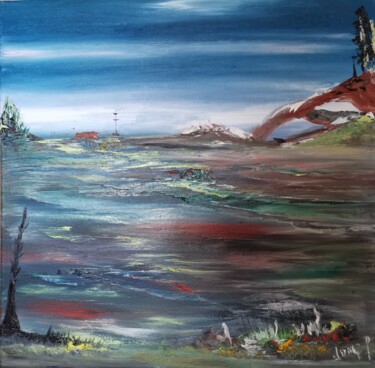 Peinture intitulée "Keep talking II" par Pascal Jung, Œuvre d'art originale, Huile