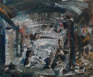 Peinture intitulée "palais versaillais" par Sam Keusseyan, Œuvre d'art originale, Acrylique