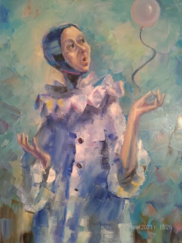 Schilderij getiteld "Accidental parting" door Greg Known, Origineel Kunstwerk, Olie