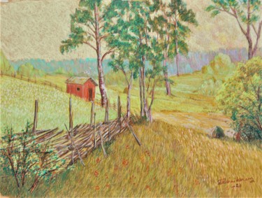 Drawing titled "17PA" by Ari Reinikainen, Original Artwork, Pastel