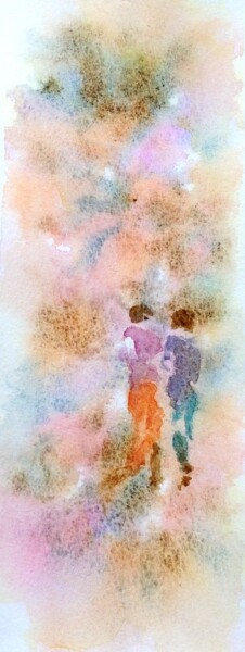 Aquarelle 4 Peinture intitulée "Aquarelle 4" par Jacqueline Pascaud, Œuvre d'art originale, Aquarelle Monté sur Autre panneau rigide
