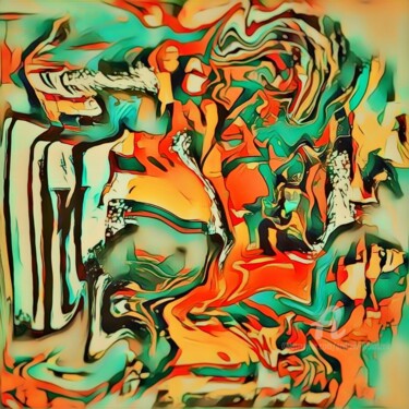 Digital Arts titled "Commute" by Andrew Walaszek, Original Artwork, Digital Painting
