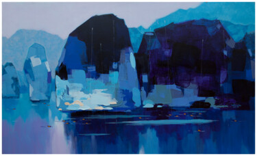 绘画 标题为“Halong Bay No.22” 由Khanh The Bui, 原创艺术品, 丙烯