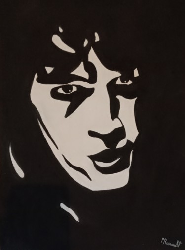 Dessin intitulée "Marcel" par Maryse Renault, Œuvre d'art originale, Pastel