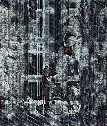 Photography titled "Graphite Girl" by Mrn, Original Artwork, Manipulated Photography