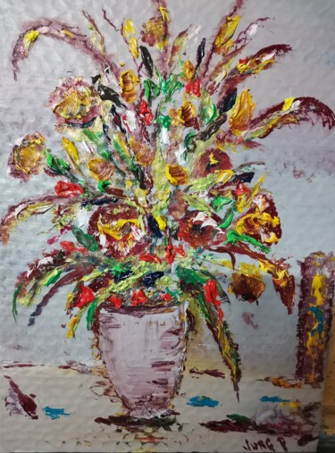 Peinture intitulée "Révélations" par Pascal Jung, Œuvre d'art originale, Huile