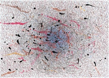 Blot | Number 3 Drawing titled "Blot | Number 3" by Ivan Klymenko, Original Artwork, Conté