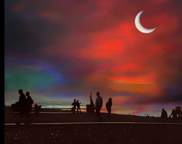 摄影 标题为“Coucher de soleil” 由Patrick Maze, 原创艺术品, 数码摄影