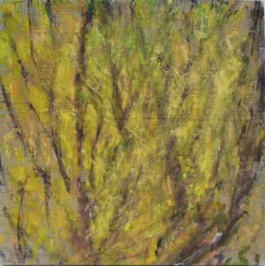 Painting titled "PREFEUILLAISON 1" by Raphaëlle Pia, Original Artwork, Acrylic